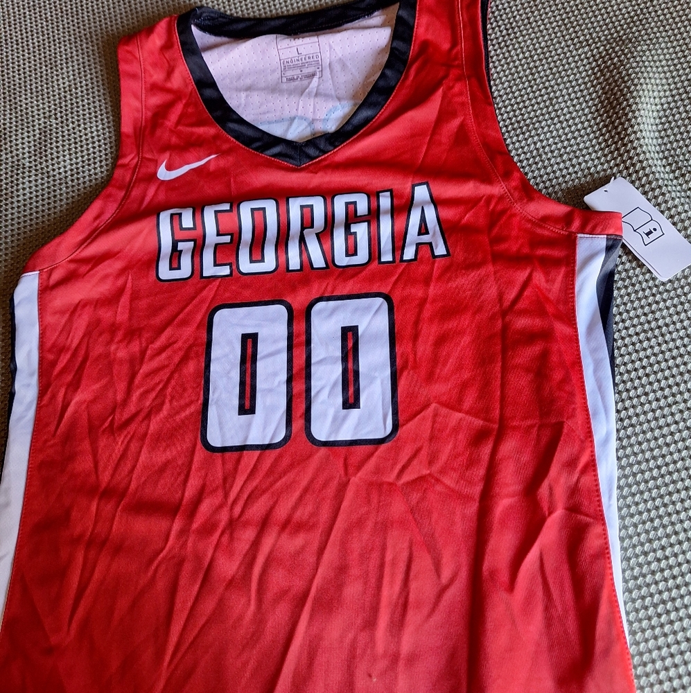 Nike Georgia Red Basketball Jersey